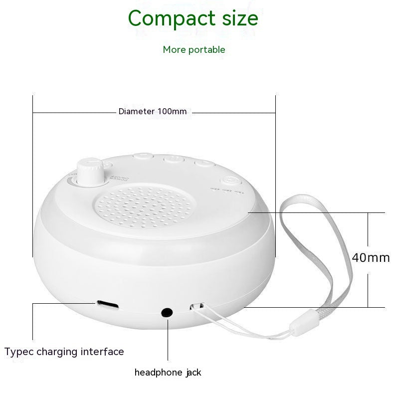 Doozezx Baby White Noise Sleep Aid Machine Portable Soothing Sound Device for Bedroom & Travel