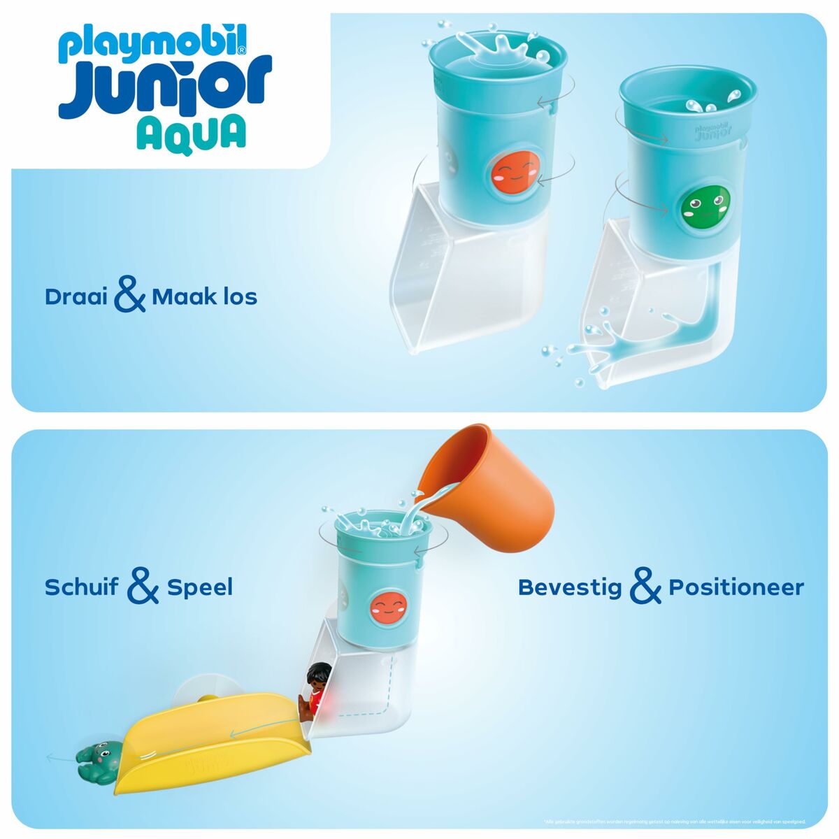 Playset Playmobil Junior Water 71775 8 Pieces