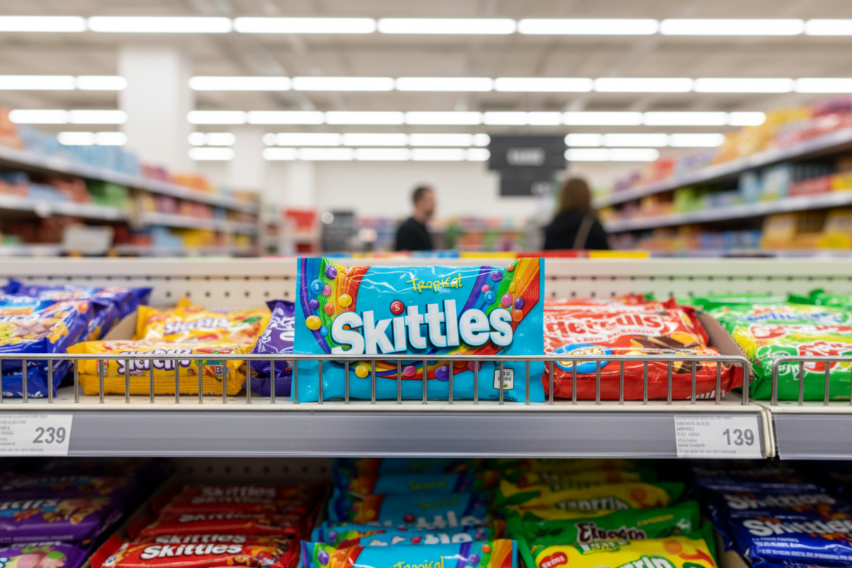 36 x Skittles Tropical 45Gm