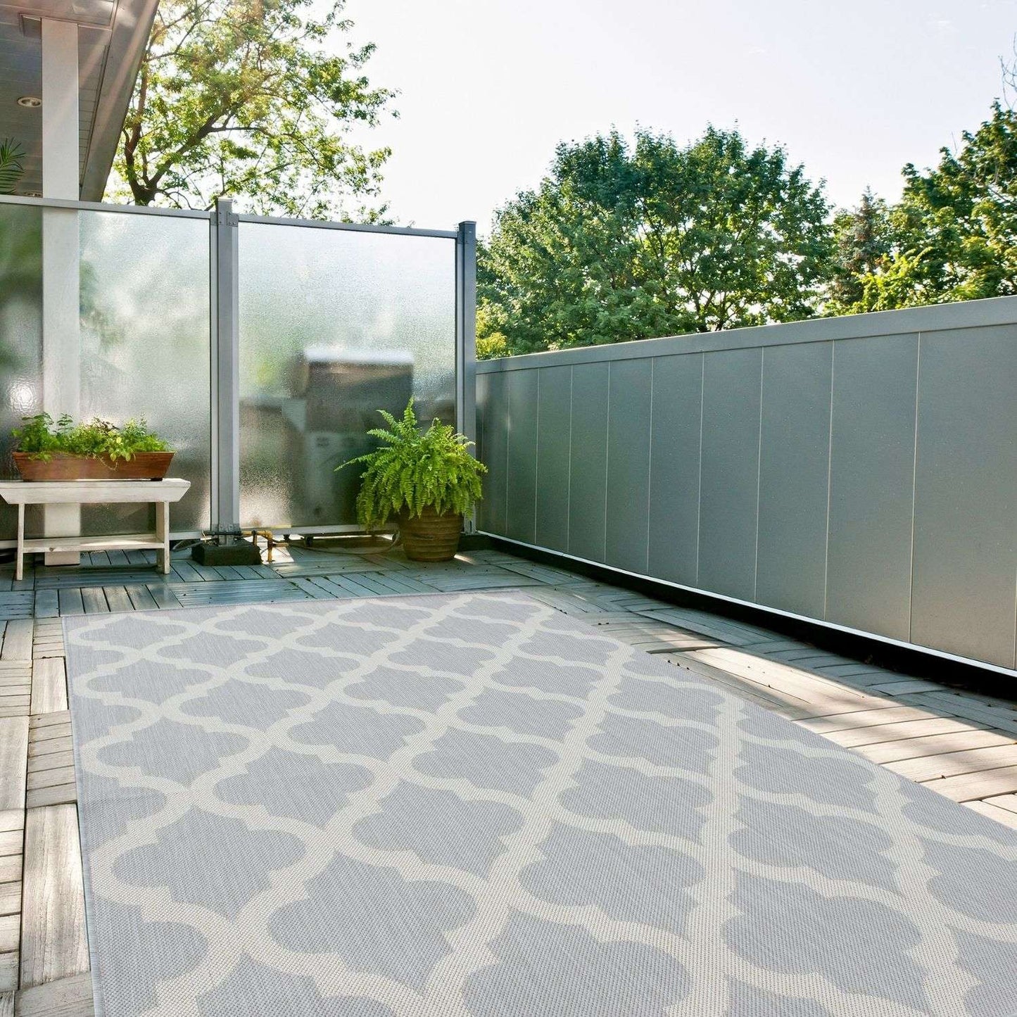 Ecology Outdoor Rug Grey | 400g