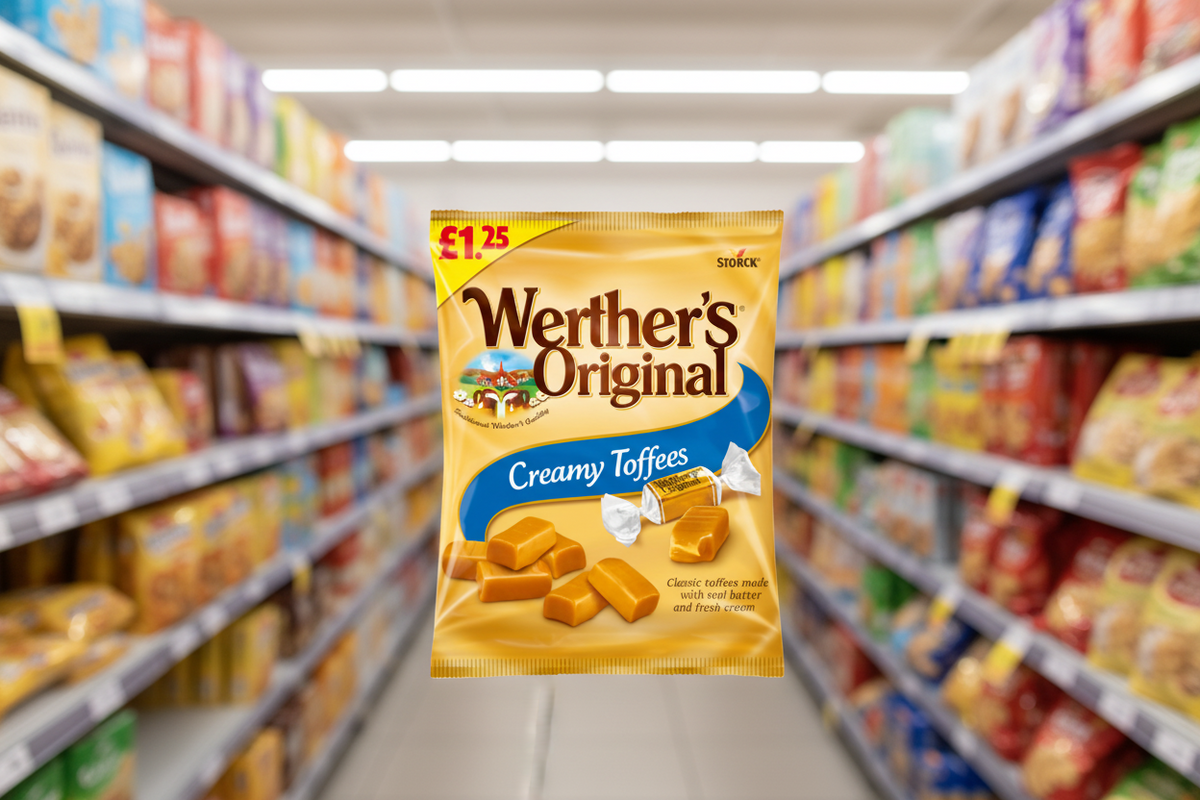 12 x Werthers Creamy Toffee Bag - 110Gm