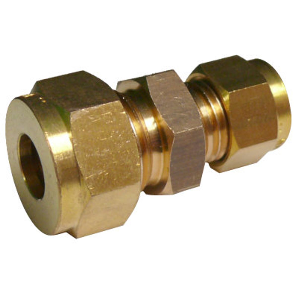 AG Compression Straight Coupling (1/4" to 3/8" Compression) 4048/3