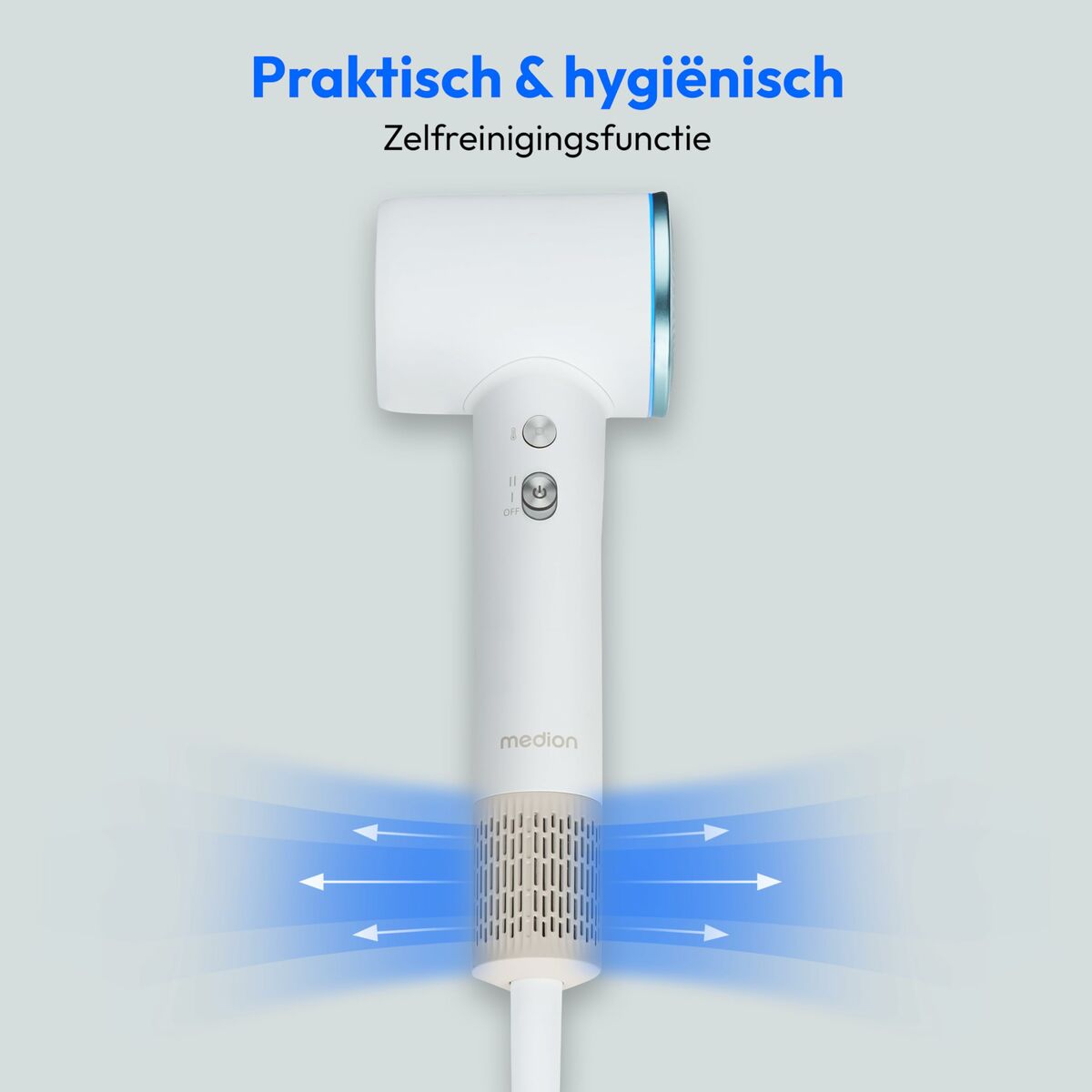 Hairdryer Medion White 1600 W