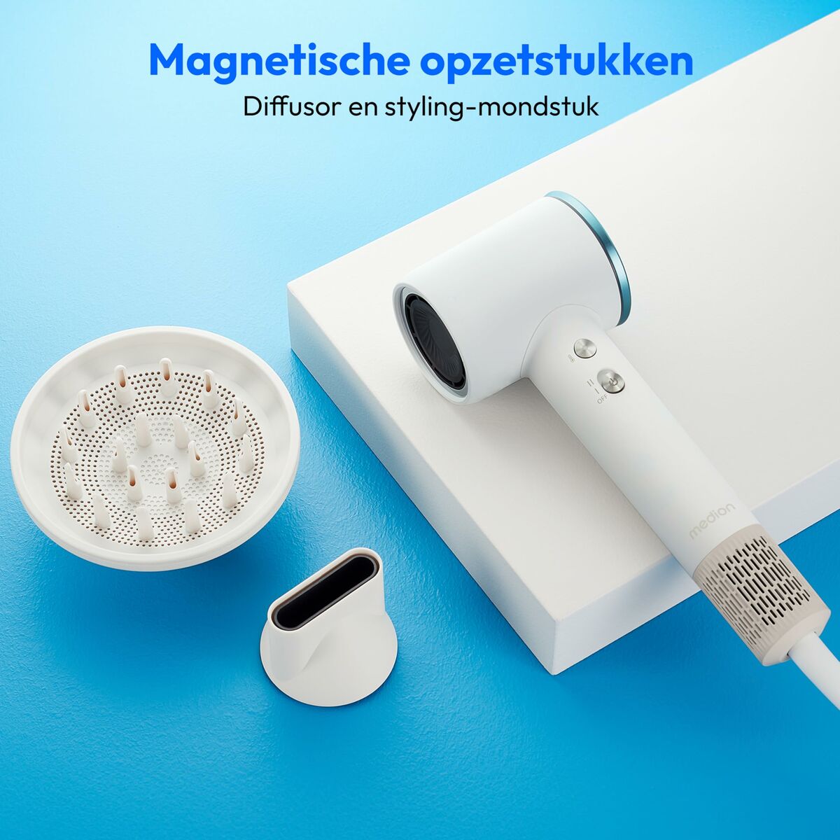 Hairdryer Medion White 1600 W