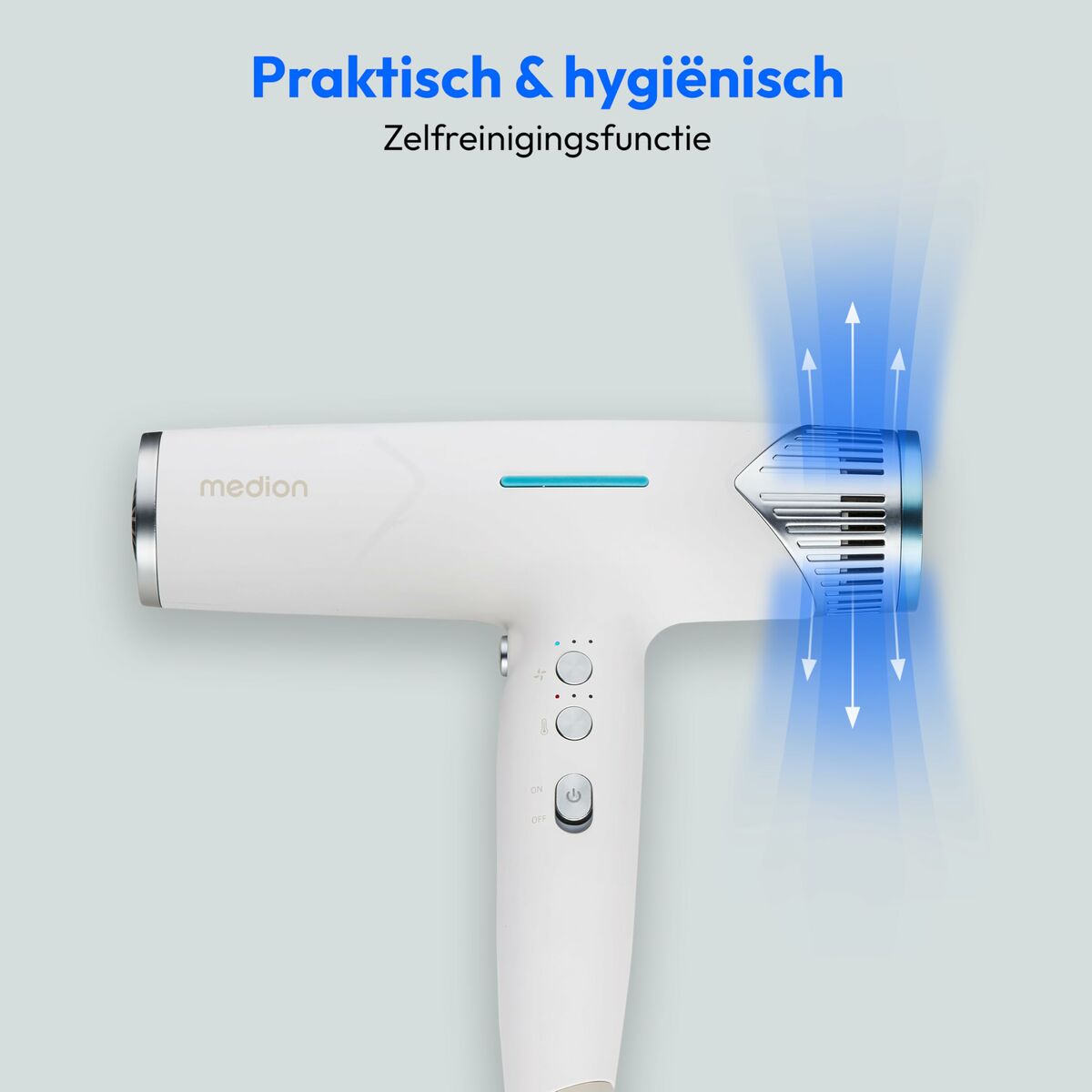 Hairdryer Medion White 1500 W