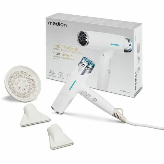 Hairdryer Medion White 1500 W