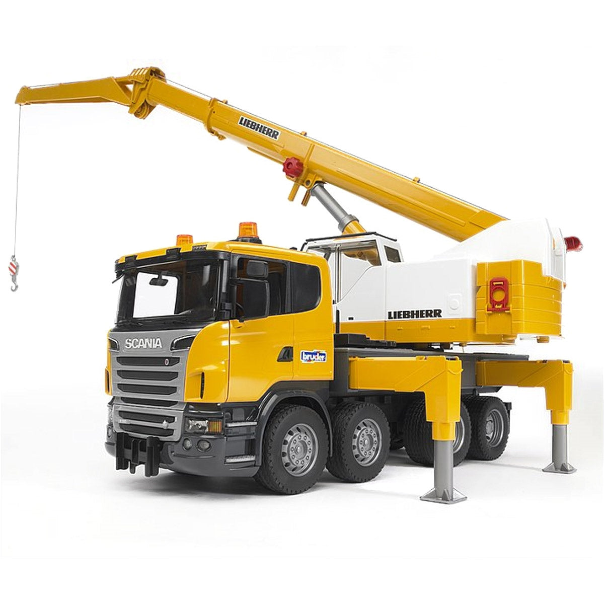 Bruder SCANIA R-Series Liebherr Toy Crane Truck, Scale 1:16