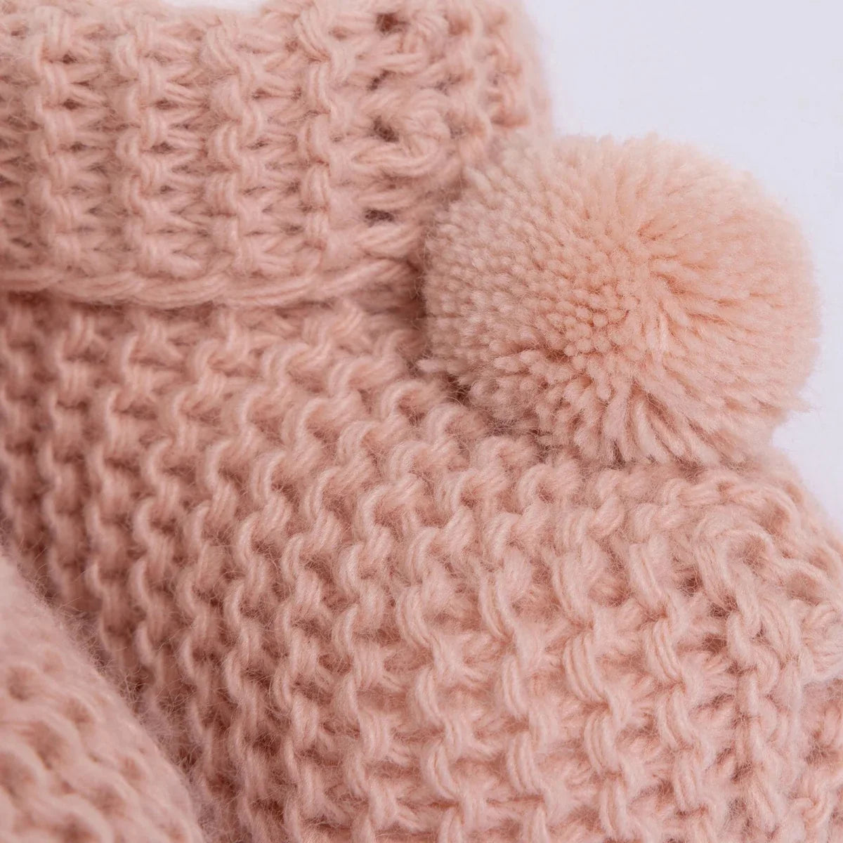 HelloBaby Pom Pom Baby Booties (One Size)