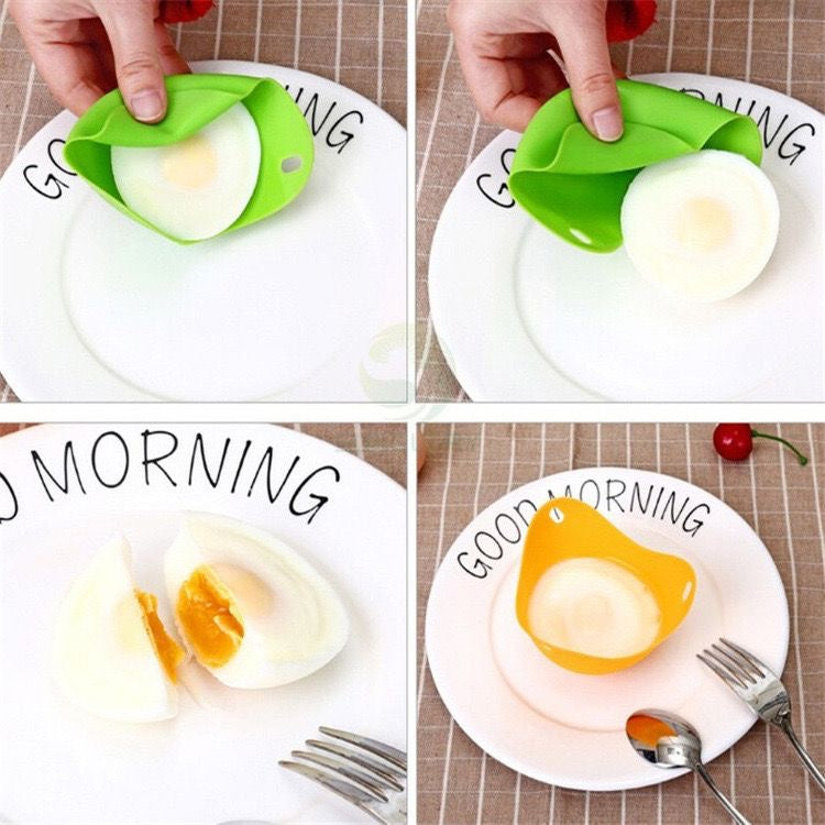 Silicone egg poach pouches 4 pack