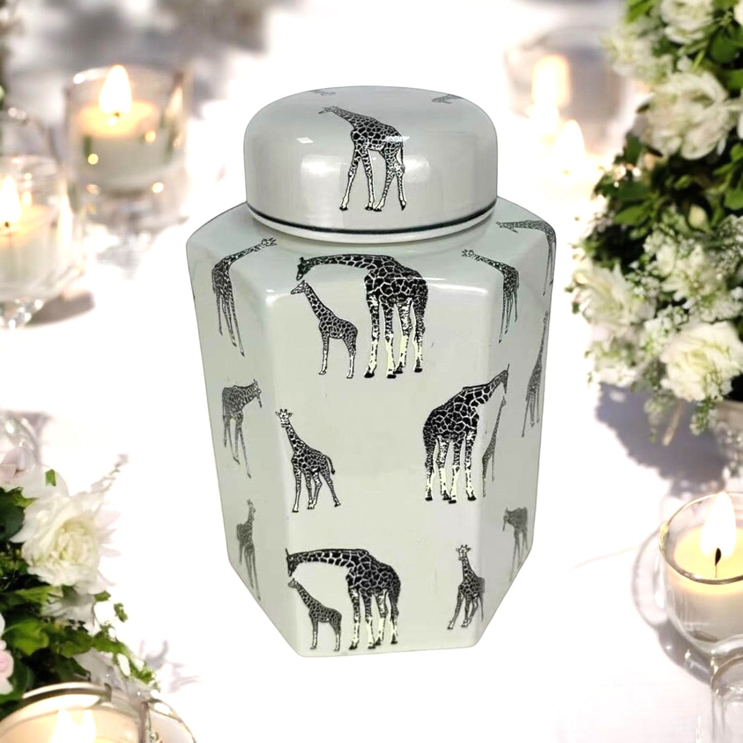 18CM" GINGER JAR giraffe