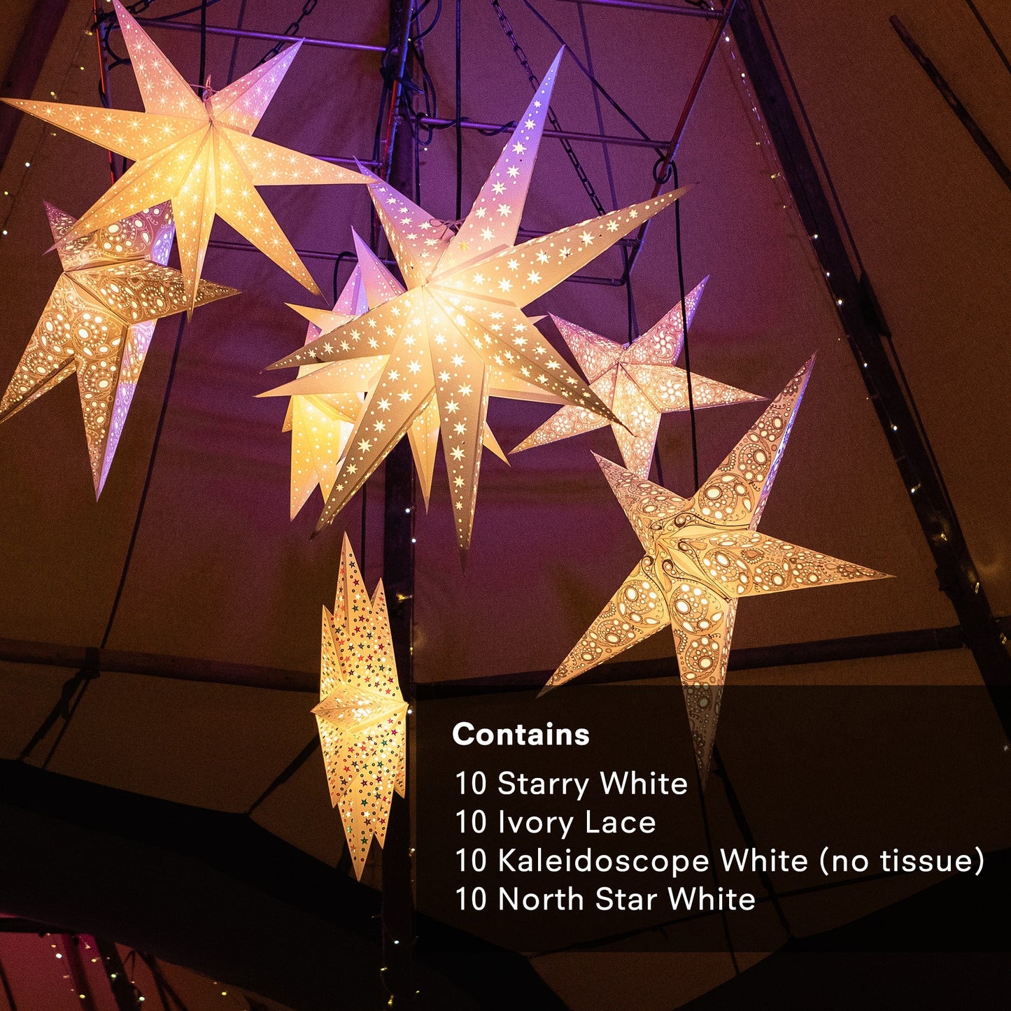 White Wedding Multi Pack: 40 Stars