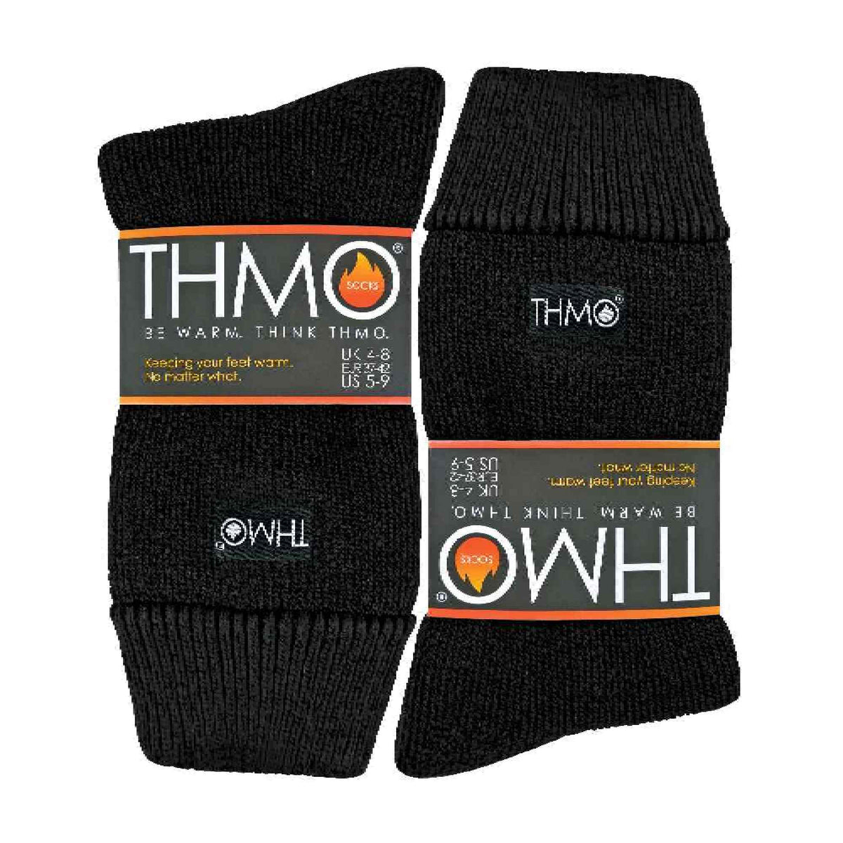 Mens Thermal Indoor Slipper Socks with Grips (Multipack Options)