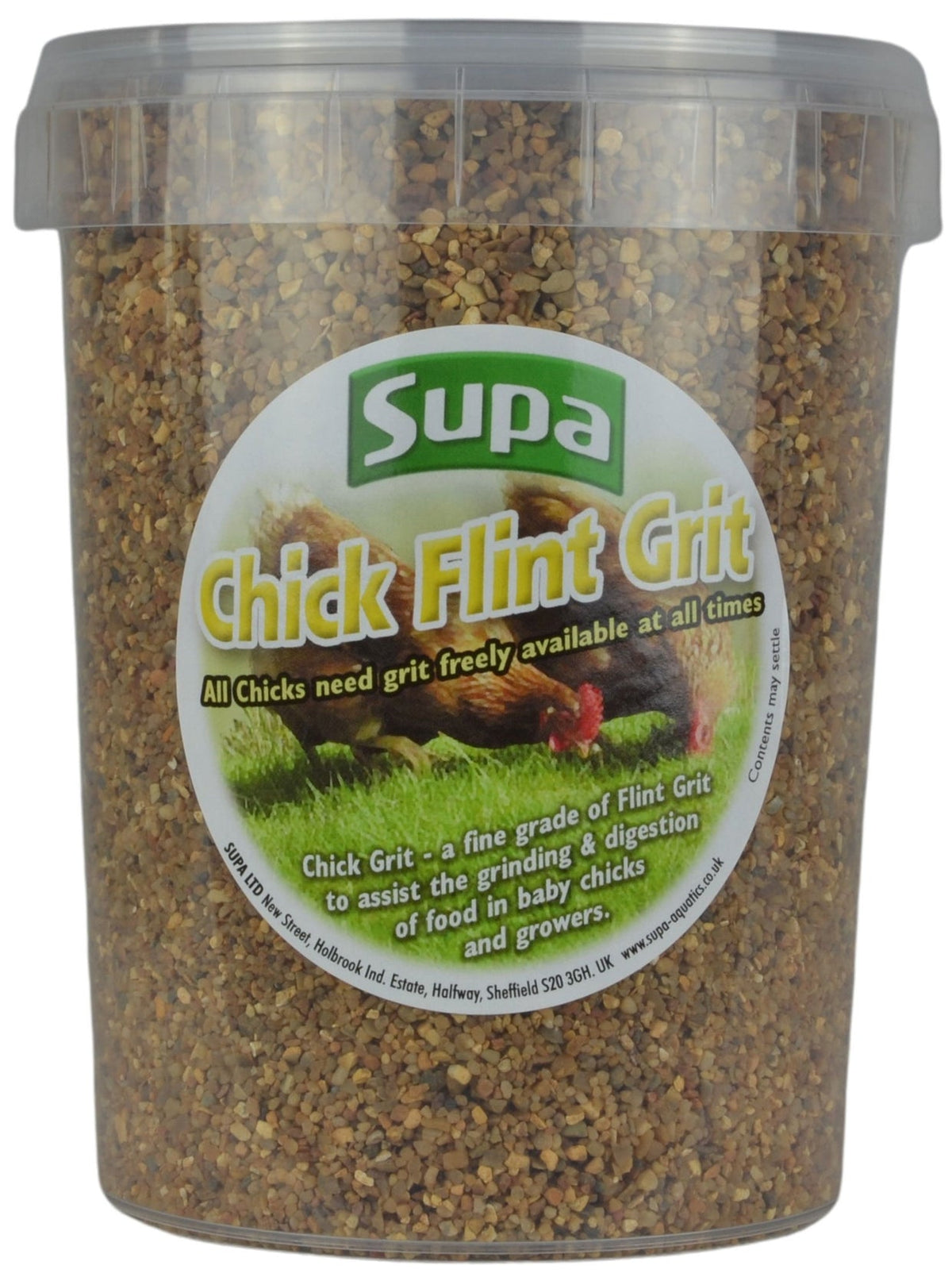 Supa Chicken Flint Grit 1ltr - Case of 5