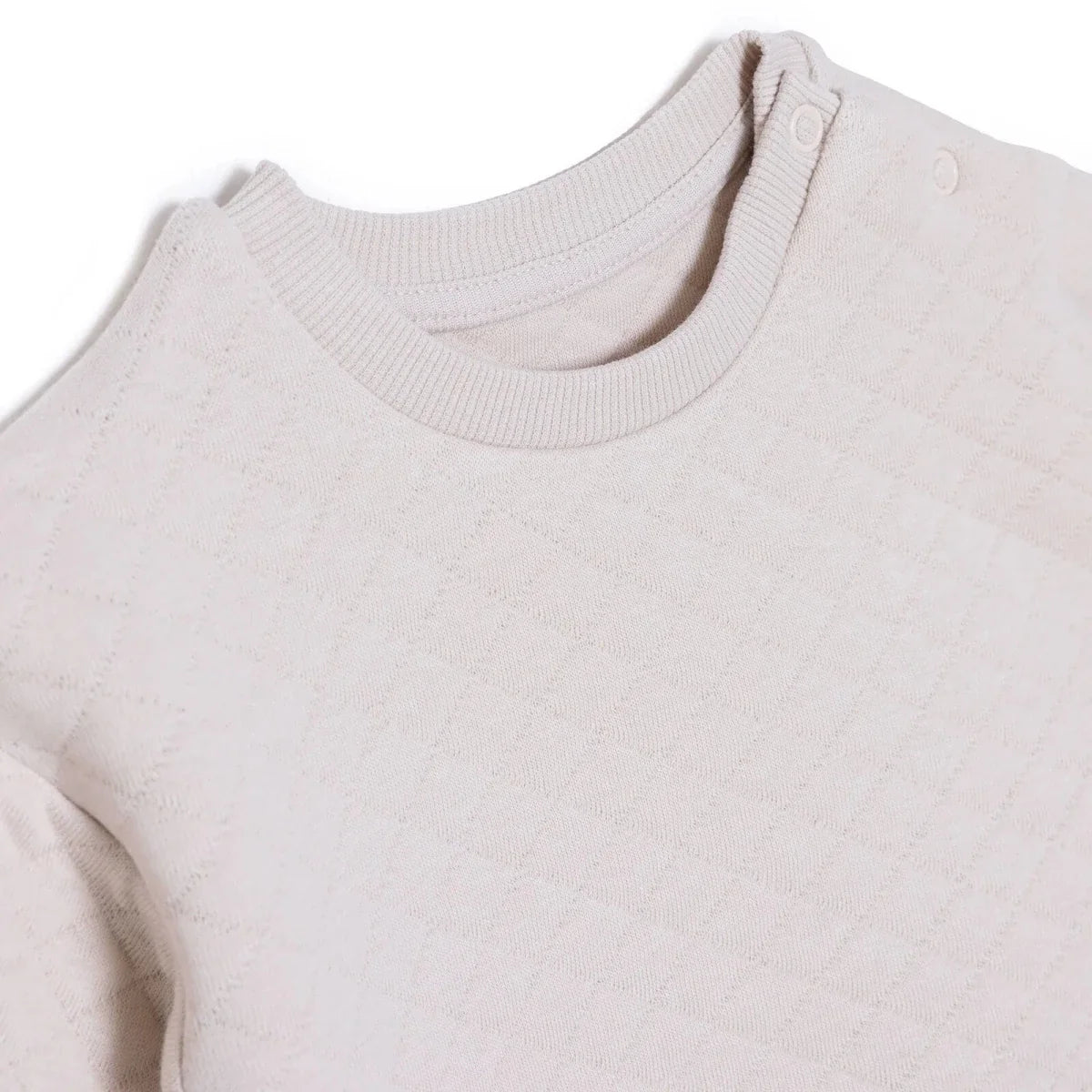 HelloBaby Quilted Texture Baby Sweatshirt & Leggings Set (1-3 to 12 Months)
