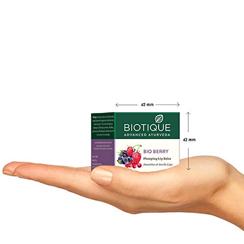 Biotique Berry Lip Balm 12g - Plumping, Moisturizing, Long-Lasting Care