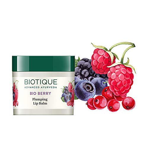 Biotique Berry Lip Balm 12g - Plumping, Moisturizing, Long-Lasting Care