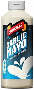 Crucials Garlic Mayo Sauce - 1 Litre, best before 4/26