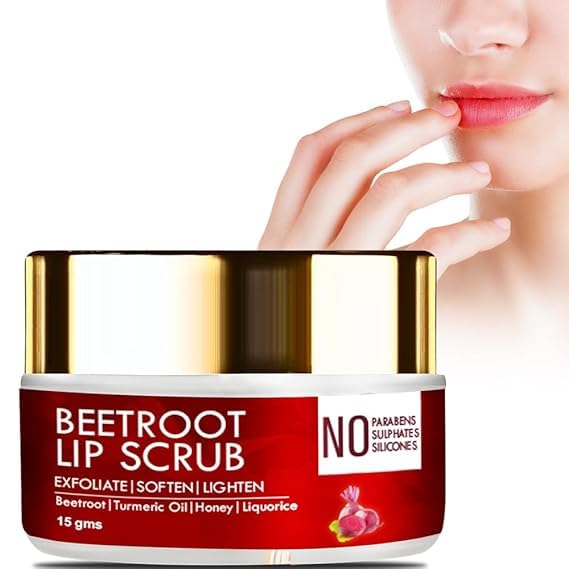 Beetroot Lip Balm for Lightening Dark Lips & Healing Dryness