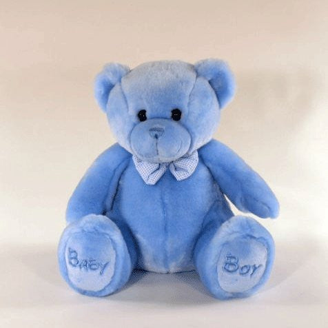 Keel Toys Deluxe Sitting Blue Baby Boy Bear 38cm [Toy]