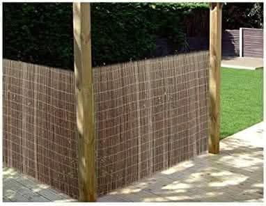 2 Packs of Bamboo Slat Garden Fence Screening 1m x 3m