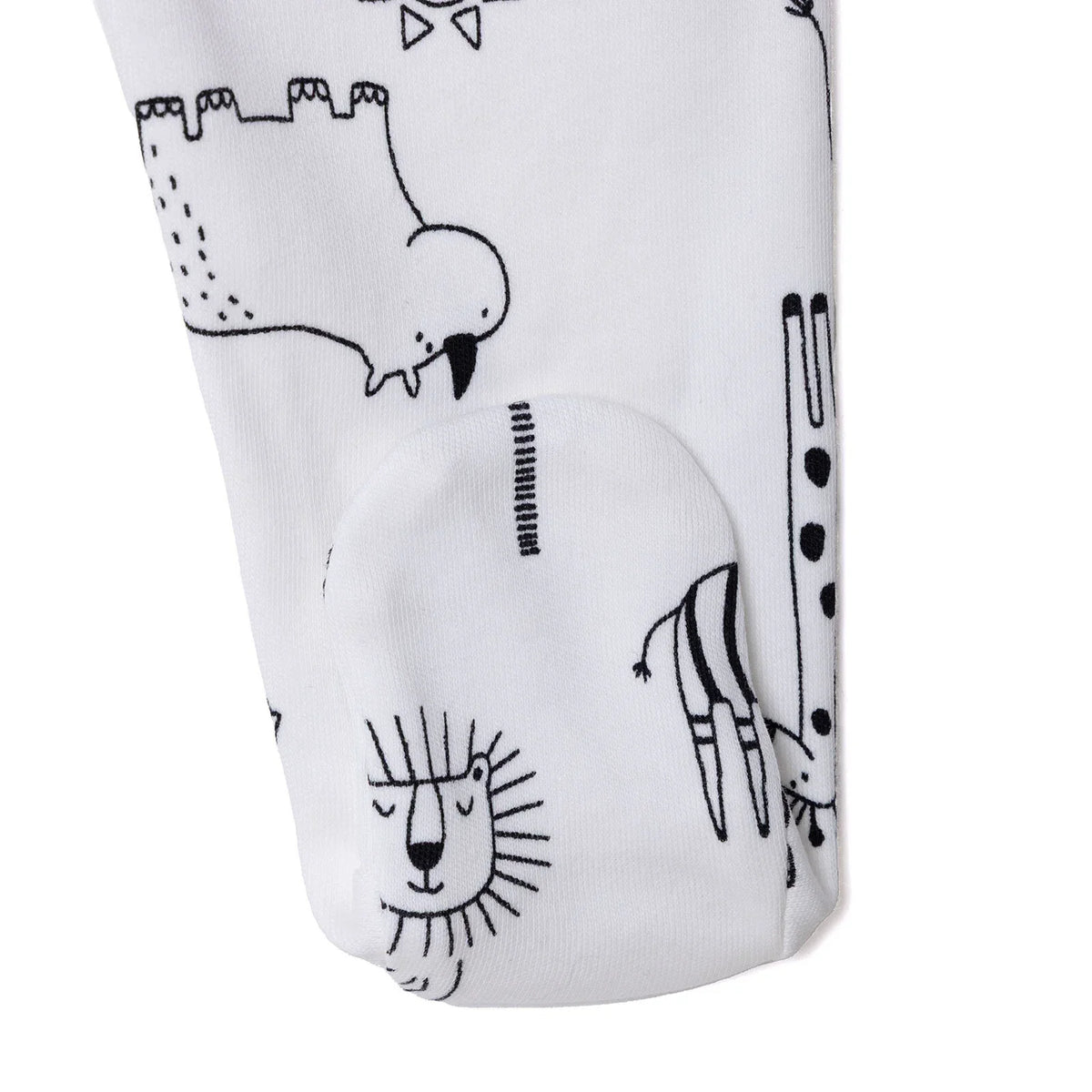 HelloBaby "Stay Wild" Slogan Baby Bodysuit & Footed Bottoms Set (Newborn to 9 Months)