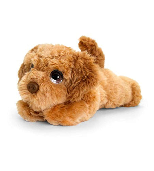 Keel Toys SD2546 Soft Toy Signature Cuddle Puppy Cockapoo, Brown