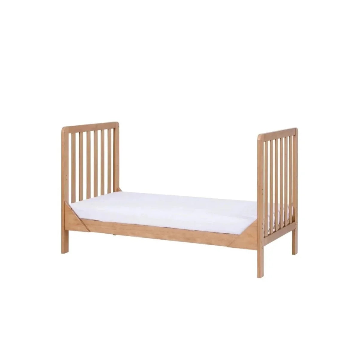 Tutti Bambini Malmo Cot Bed with Rio 3 pcs Furniture Set - Dove Grey/Honey Oak