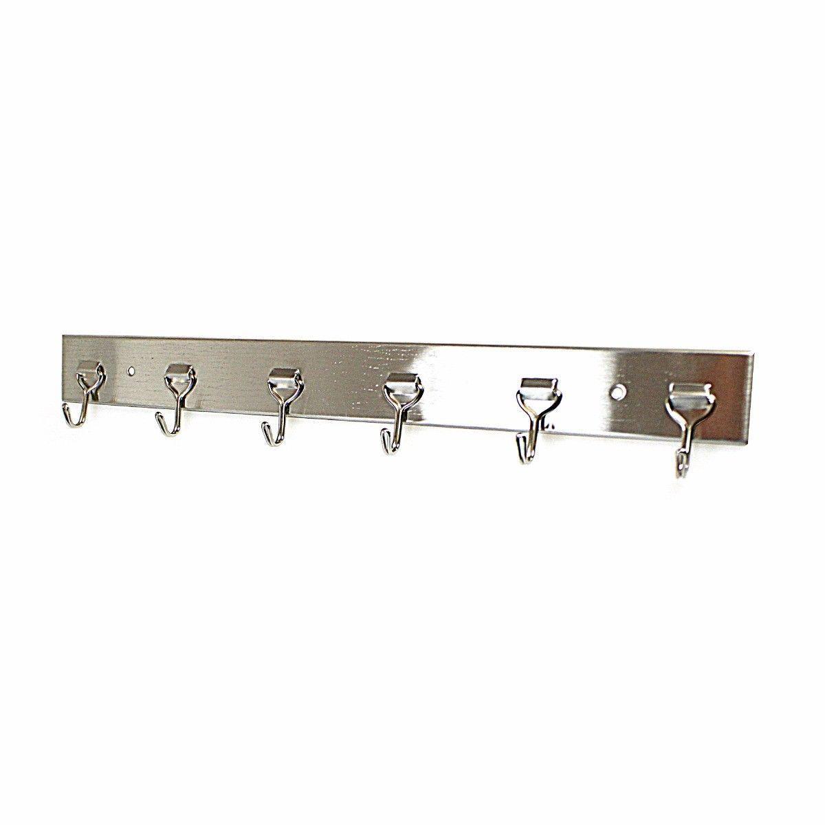 6Rack Hallway Coat Hooks Organizer Entryway Storage Solution