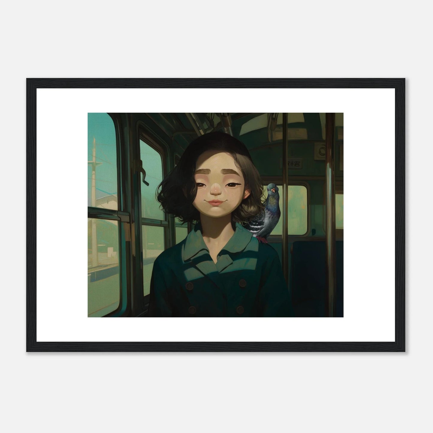 Bebe Wahyu - 'Joyful Journey' Framed Print