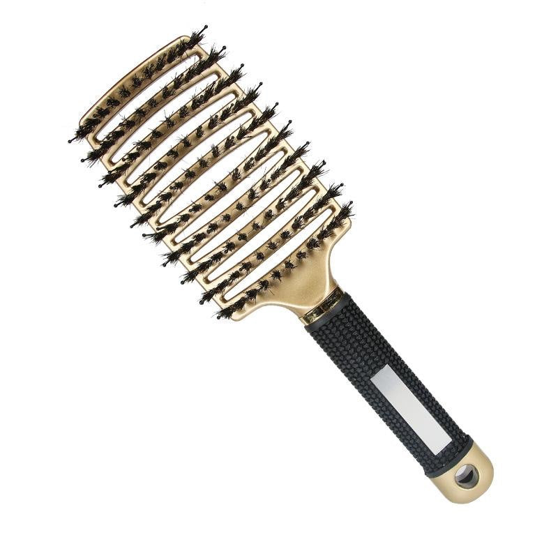 Detangling hair brush
