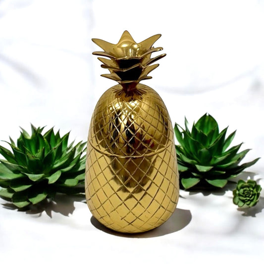 29cm GOLD PINEAPPLE ICE BUCKET