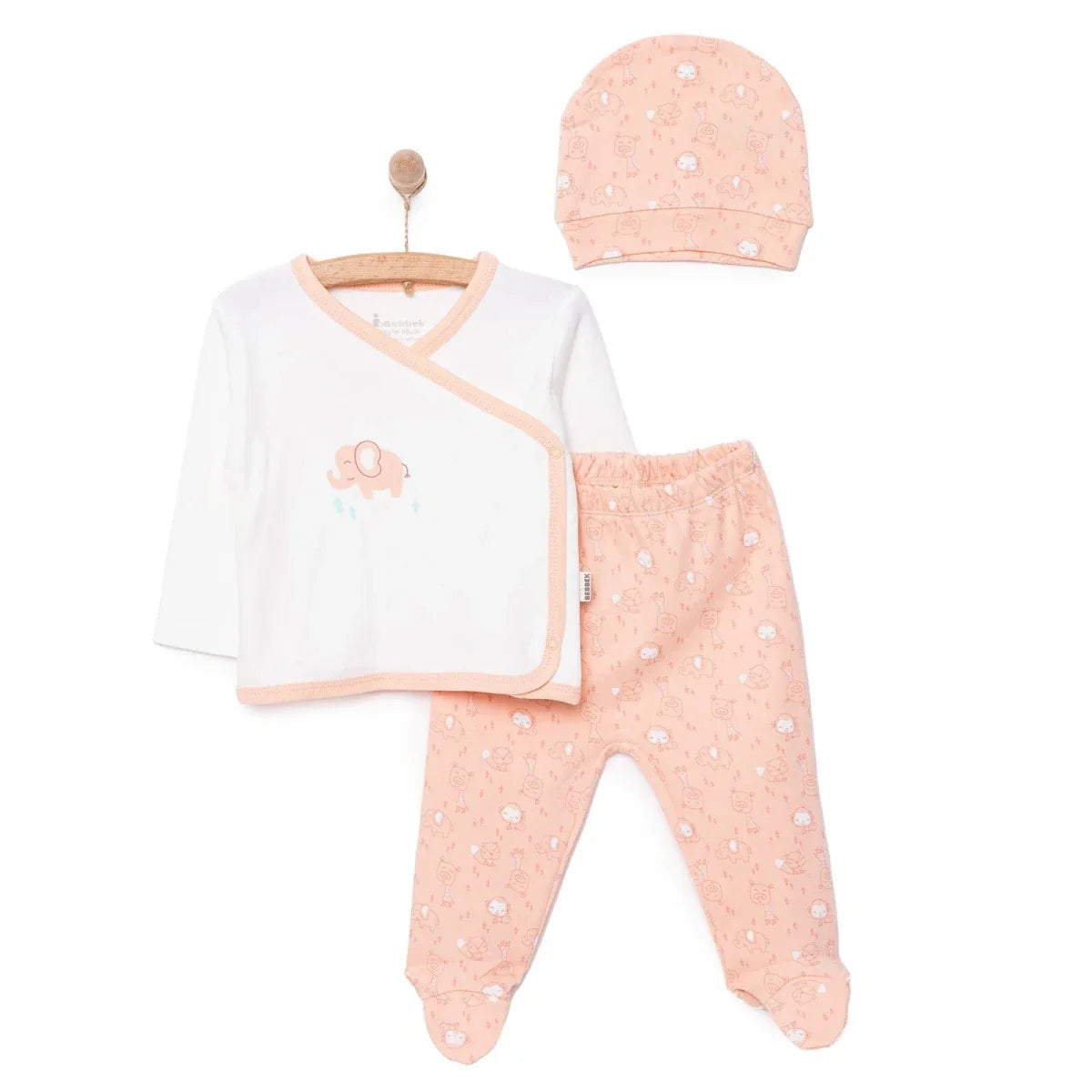 Bebbek Baby Hat, Vest & Bottoms Set (Newborn to 6 Months)