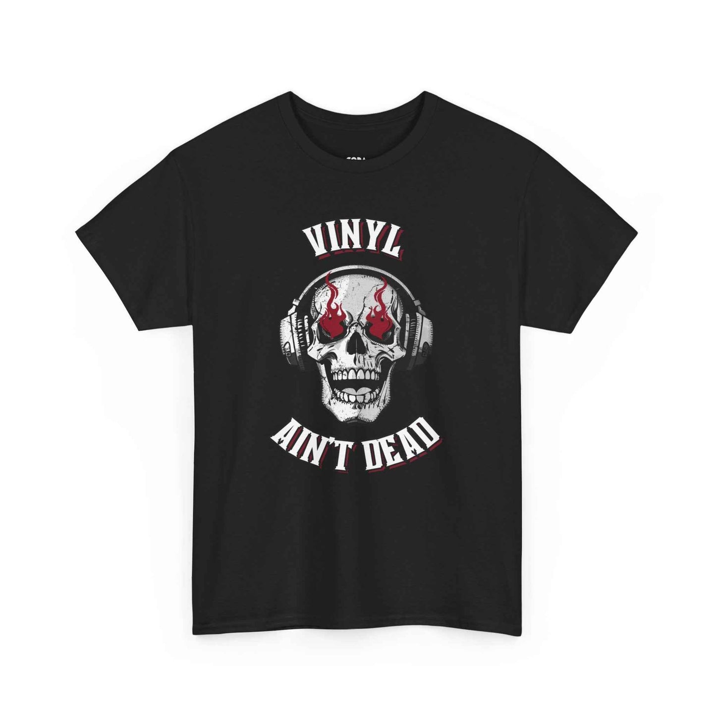 'Vinyl Ain't Dead' Skull Men's T-Shirt