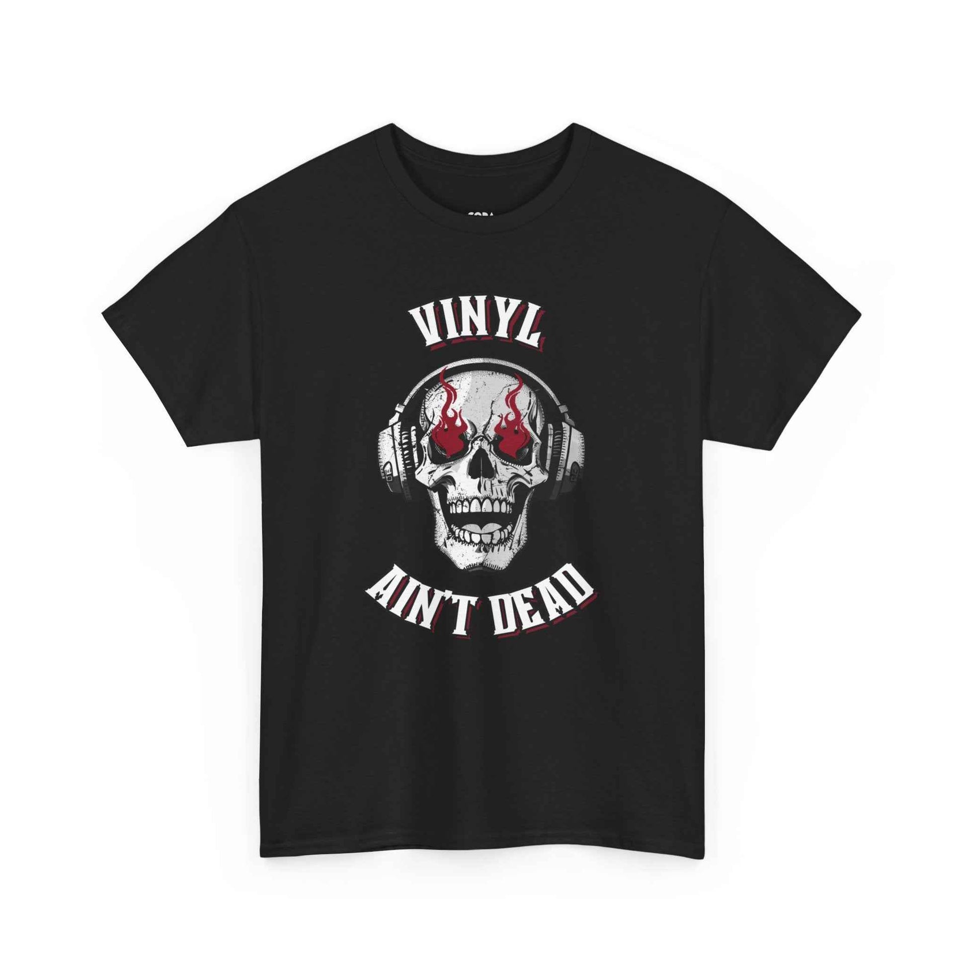 'Vinyl Ain't Dead' Skull Men's T-Shirt
