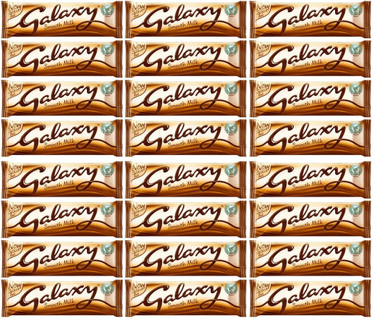 24 x Galaxy Smooth Milk Chocolate Snack Bar Vegetarian 42G
