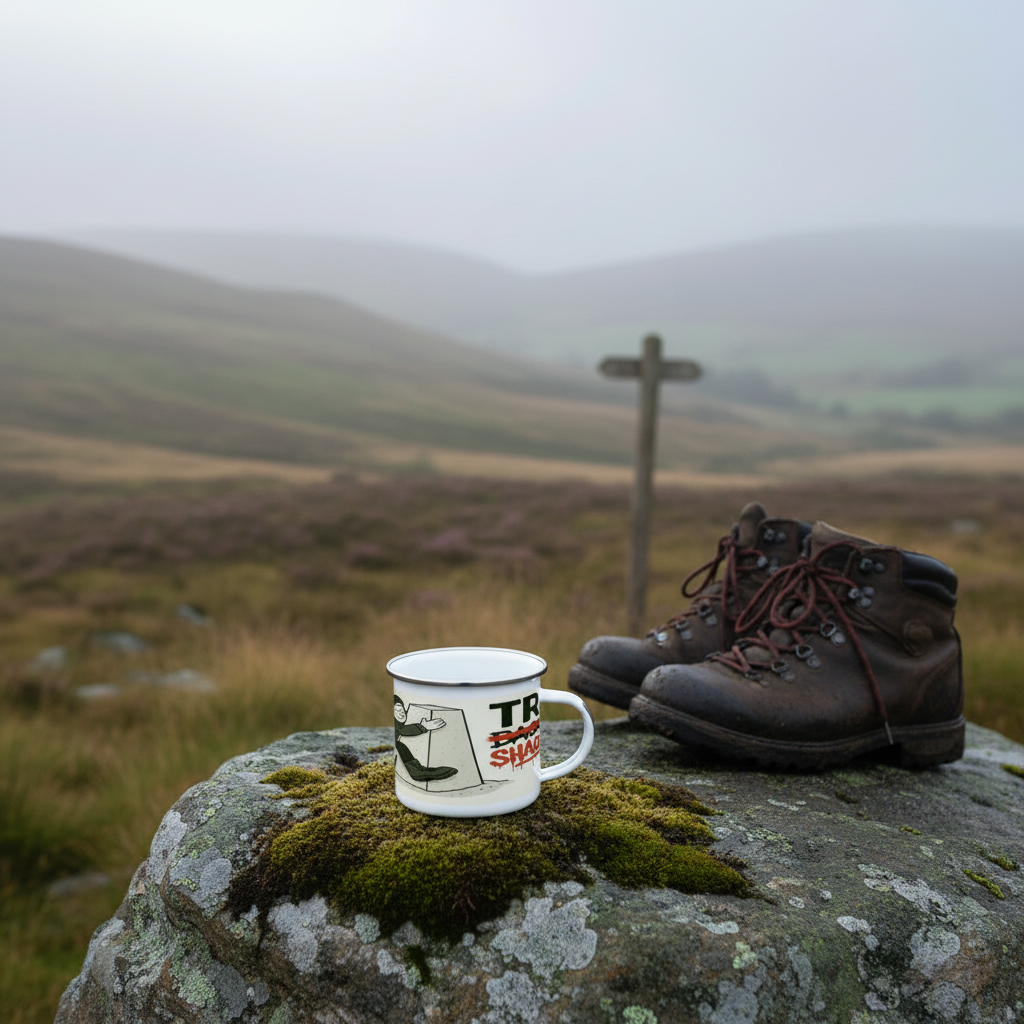 Trig Shagger – 12oz Enamel Camping Mug