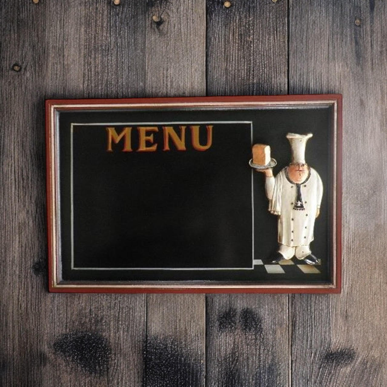 60X40CM CHEF MENU BLACKBOARD