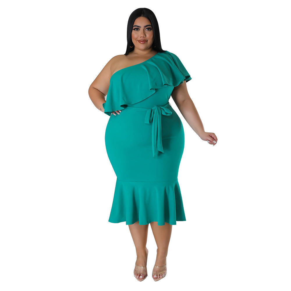 Fashionable Slim-fit Casual Mid-length Tube Dress
