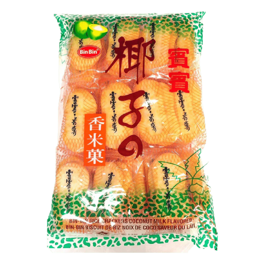 BIN BIN Rice Crackers Coconut 150g