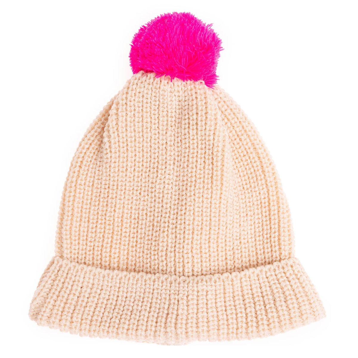 HelloBaby Colourful Pom-Pom Knitted Baby Beanie (One Size)