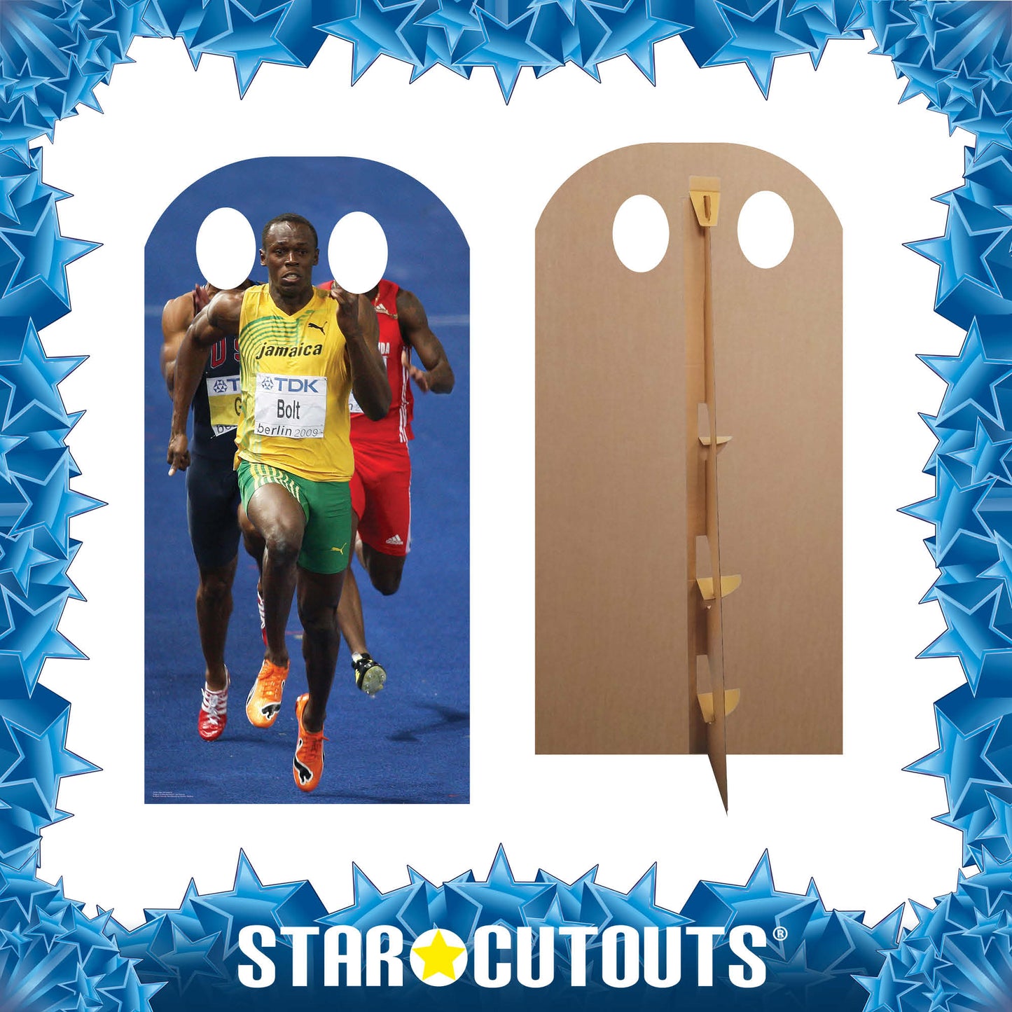 CS458 Bolt Stand-In Height 179cm Lifesize Cardboard Cutout