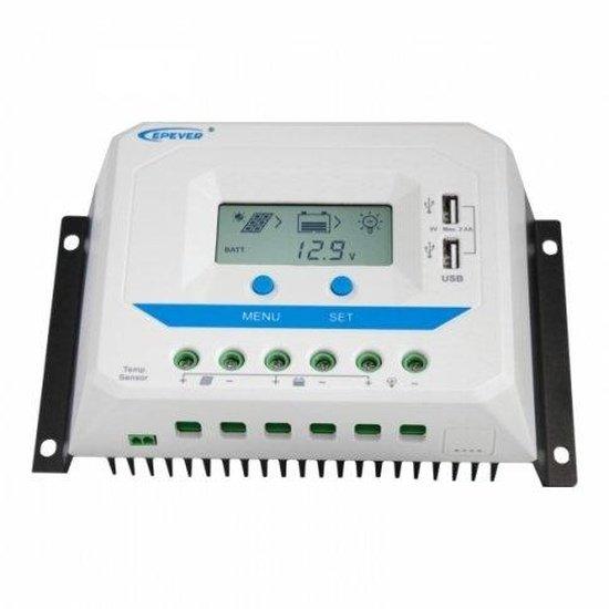 45A 12/24V solar charge controller / regulator with LCD display