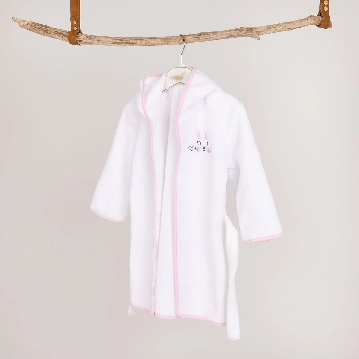 Mollia Bunny Print Towelling Baby Bathrobe (2 Years to 5 Years)