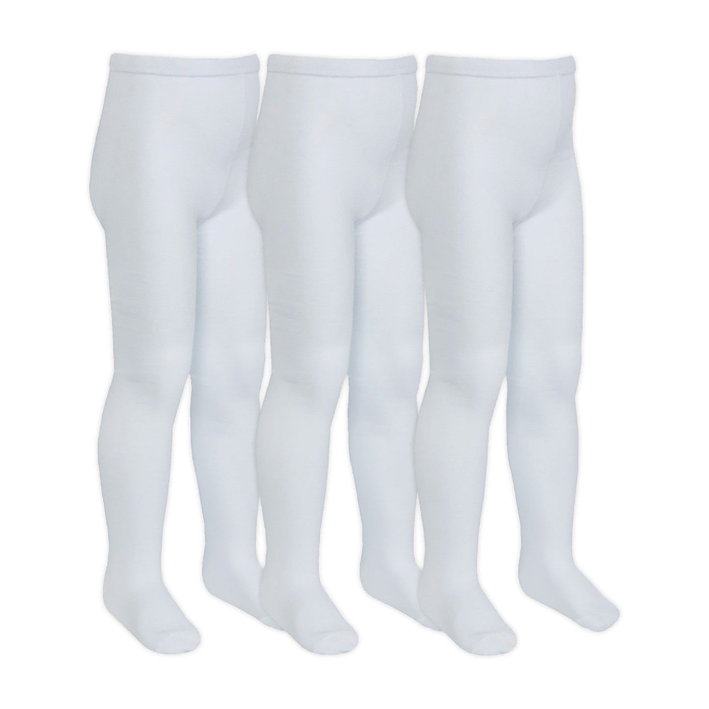 3 Pack Girls Soft Plain Bamboo School Tights (5 Sizes)