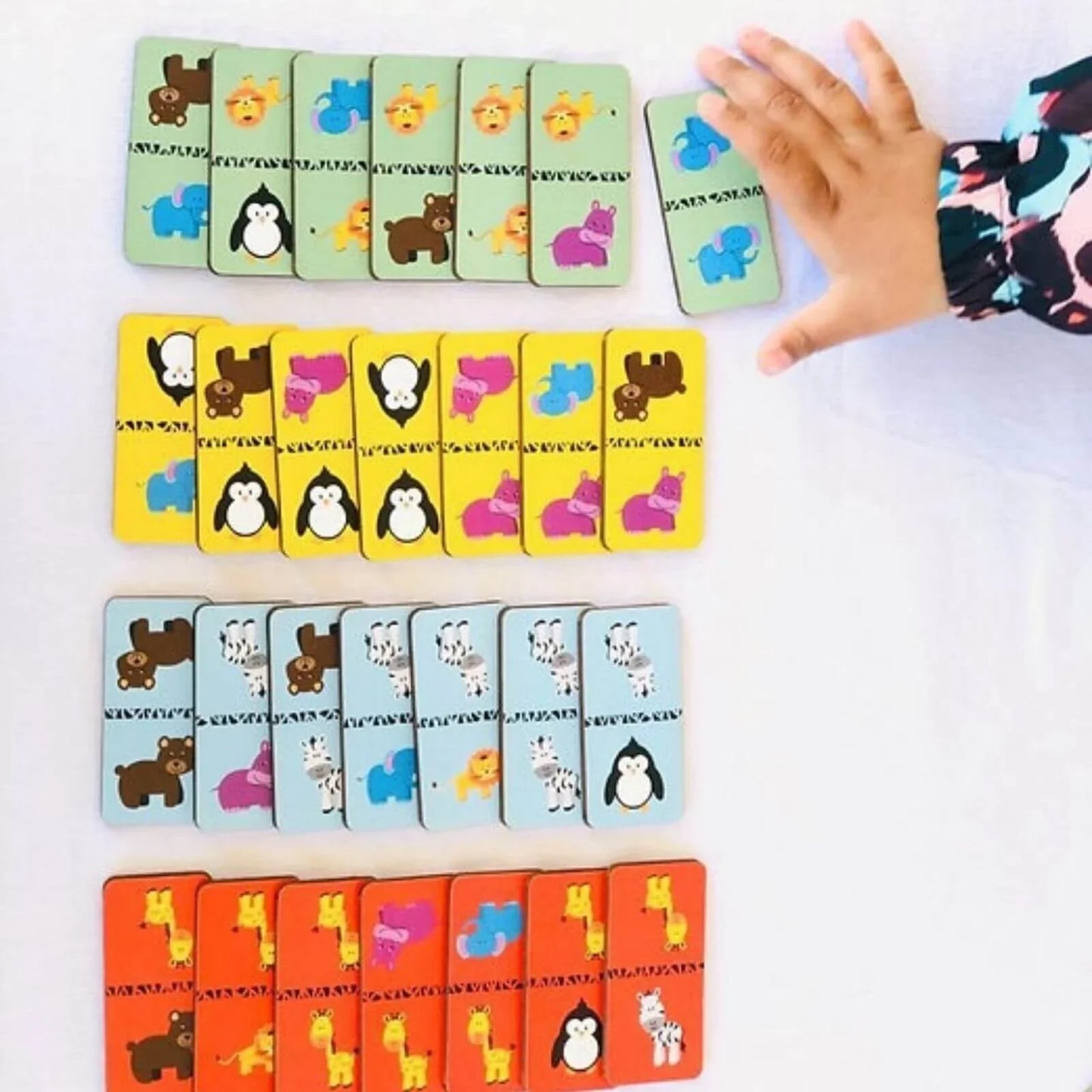 Rossie Wood Matching Game-Domino