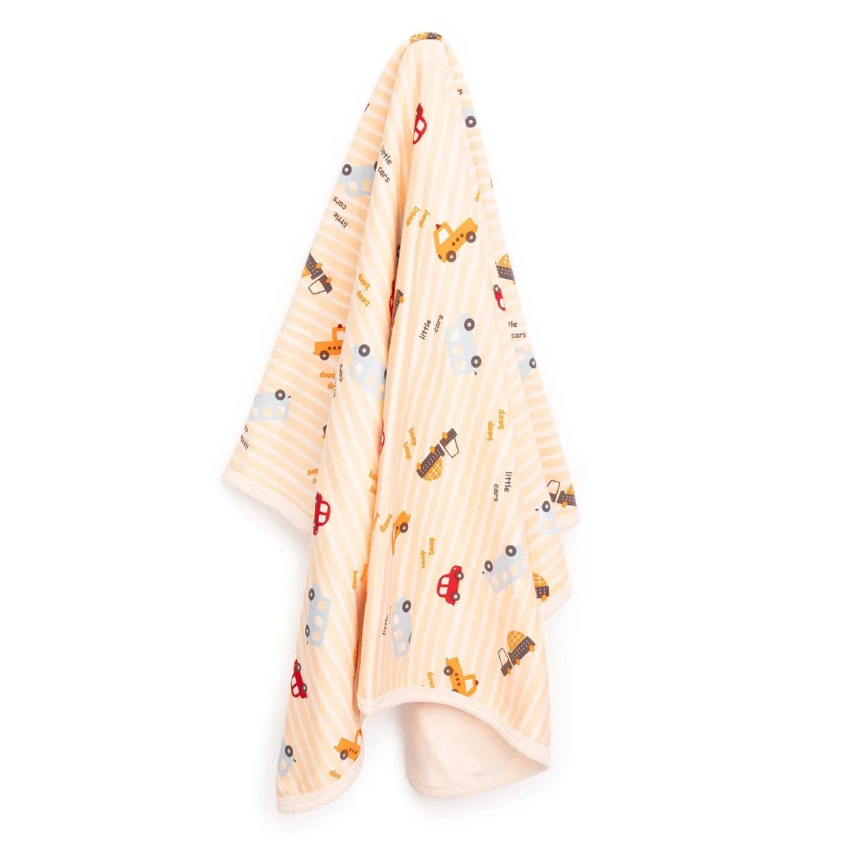 Little Dreams Vehicle Print Jersey Baby Blanket (80 x 80 cm)