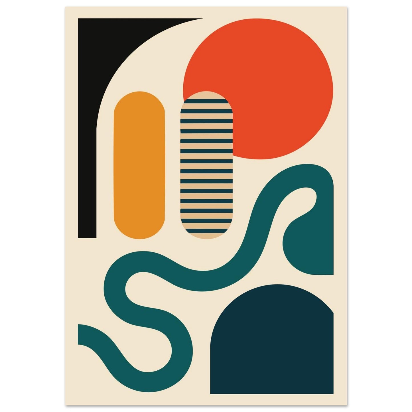 Abstract Bliss - Premium Matte Paper Poster