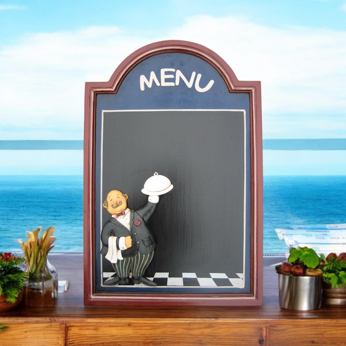 60X40CM WAITER MENU BLACKBOARD