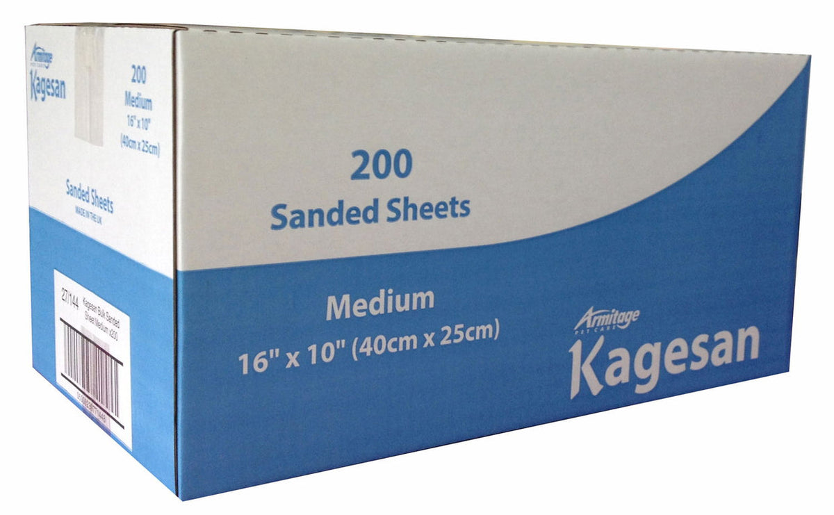 Kagesan Bulk Sanded Sheets " 22 X 12 / 55 x 30cm / 30cm / White