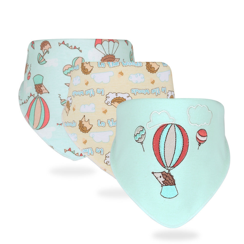 Babaro Cotton Baby Bib Towel - Absorbent Drool Cloth for Feeding